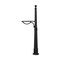 Special Lite Products Outdoor Letter Holder SPK-600-BLK Ashland Decorative Mailbox Post - Black